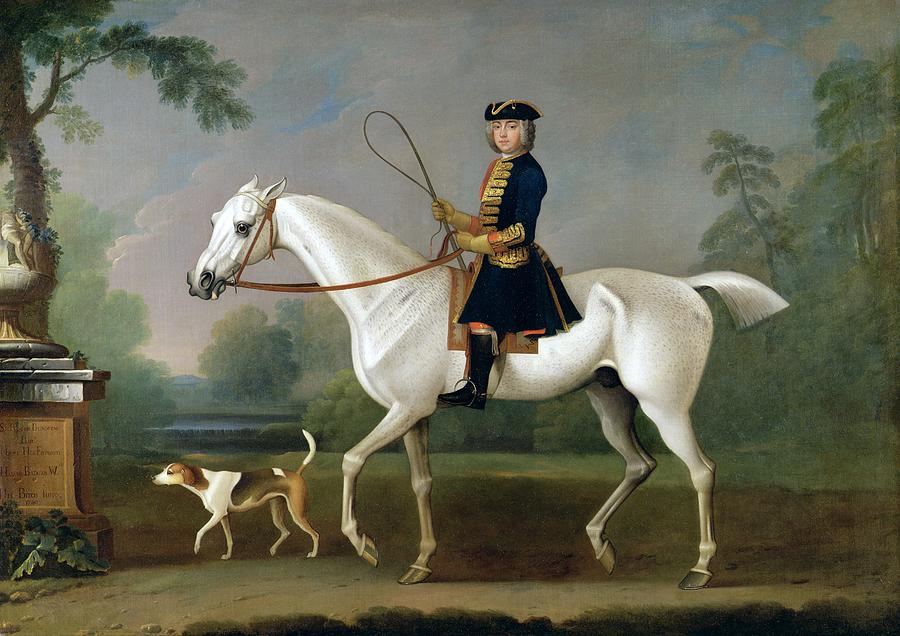 sir-roger-burgoyne-riding-badger-james-seymour