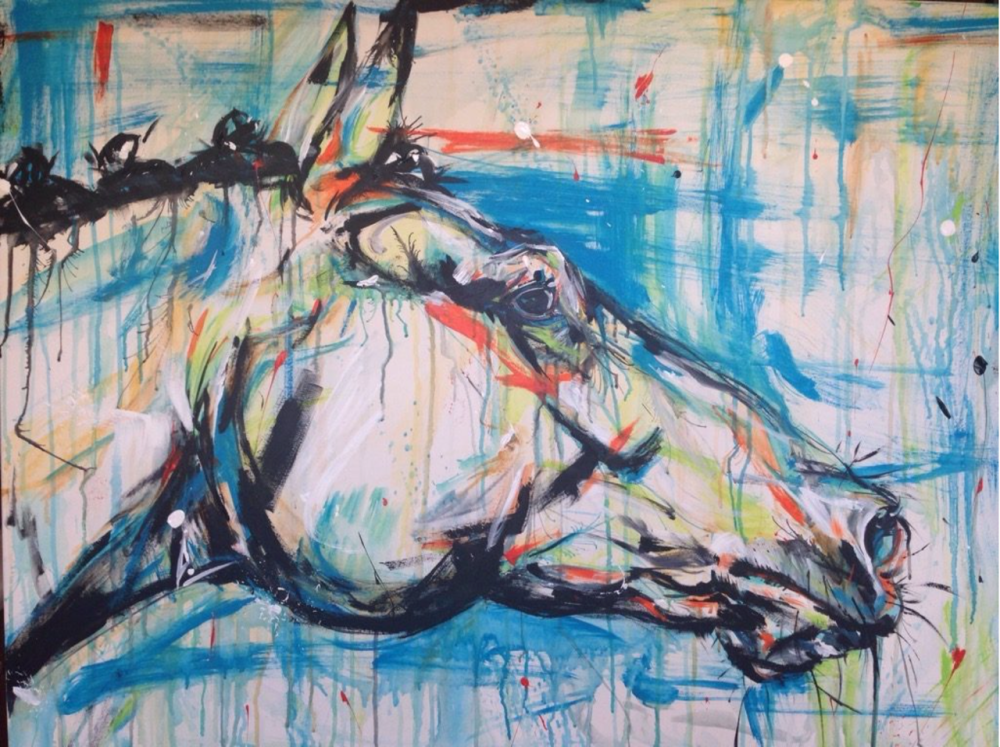 show horse big painting_preview